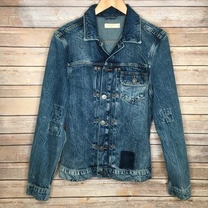 All Saints men’s Decker denim jacket size small